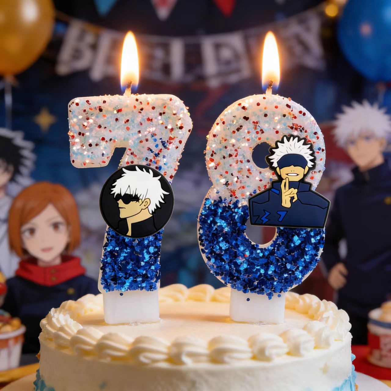 Holiday Candle Set - Świeczki urodzinowe Anime Jujutsu Kaisen Satoru