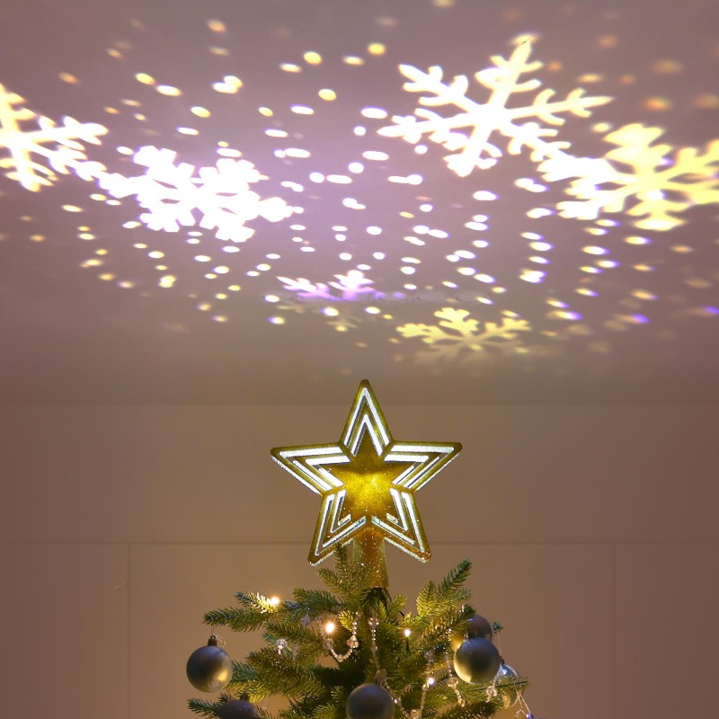 Star Tree Topper - Projektor LED na choinkę w kształcie