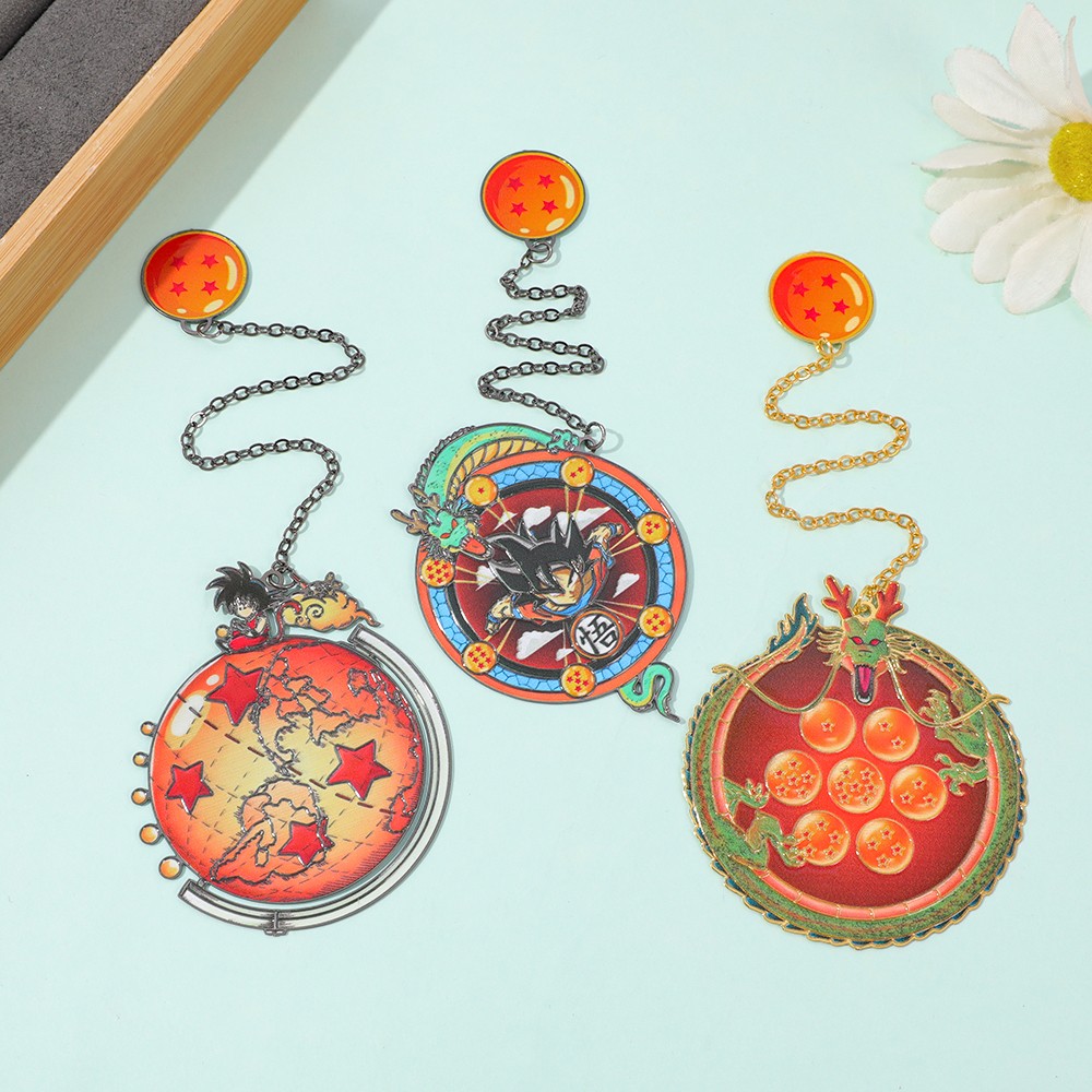 Ornament Ball Set - Zestaw metalowych zakładek tematycznych (z zawieszką