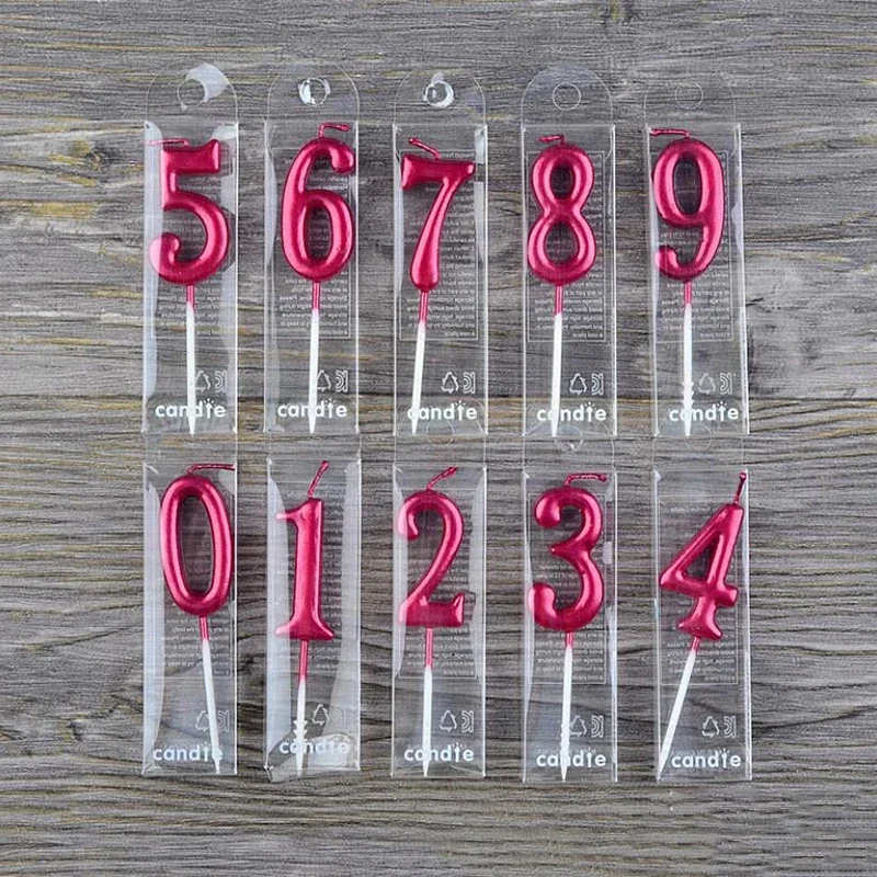 Holiday Candle Set - Świeczki urodzinowe 1 2 3 4