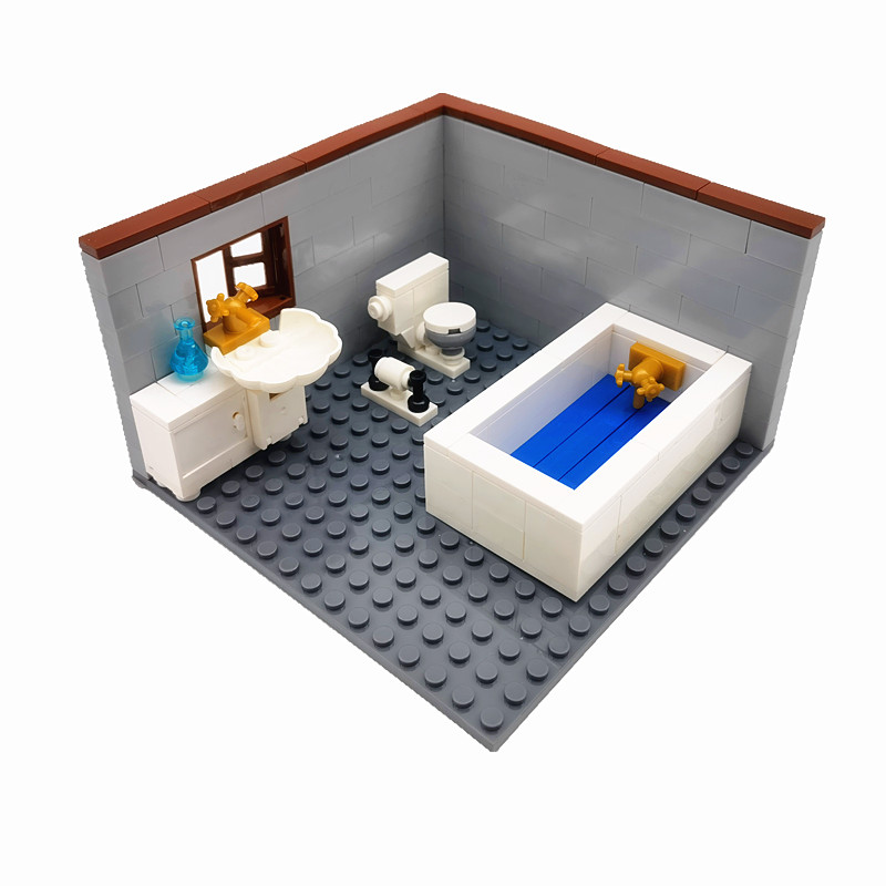 Lego Set Creator - Kompatybilne klasyczne klocki miejskie meble domowe