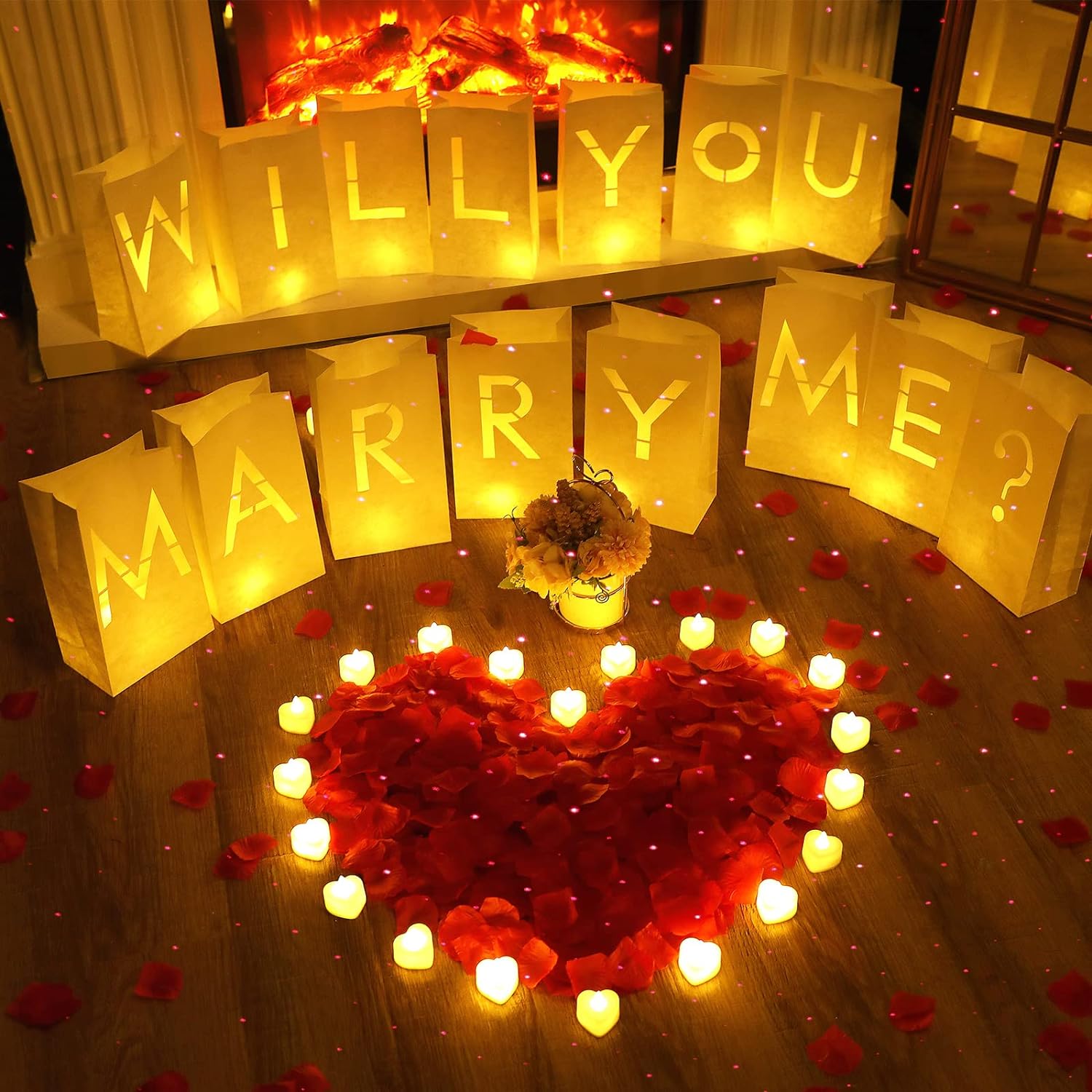 Holiday Candle Set - Will You Marry Me Propozycja Dekor