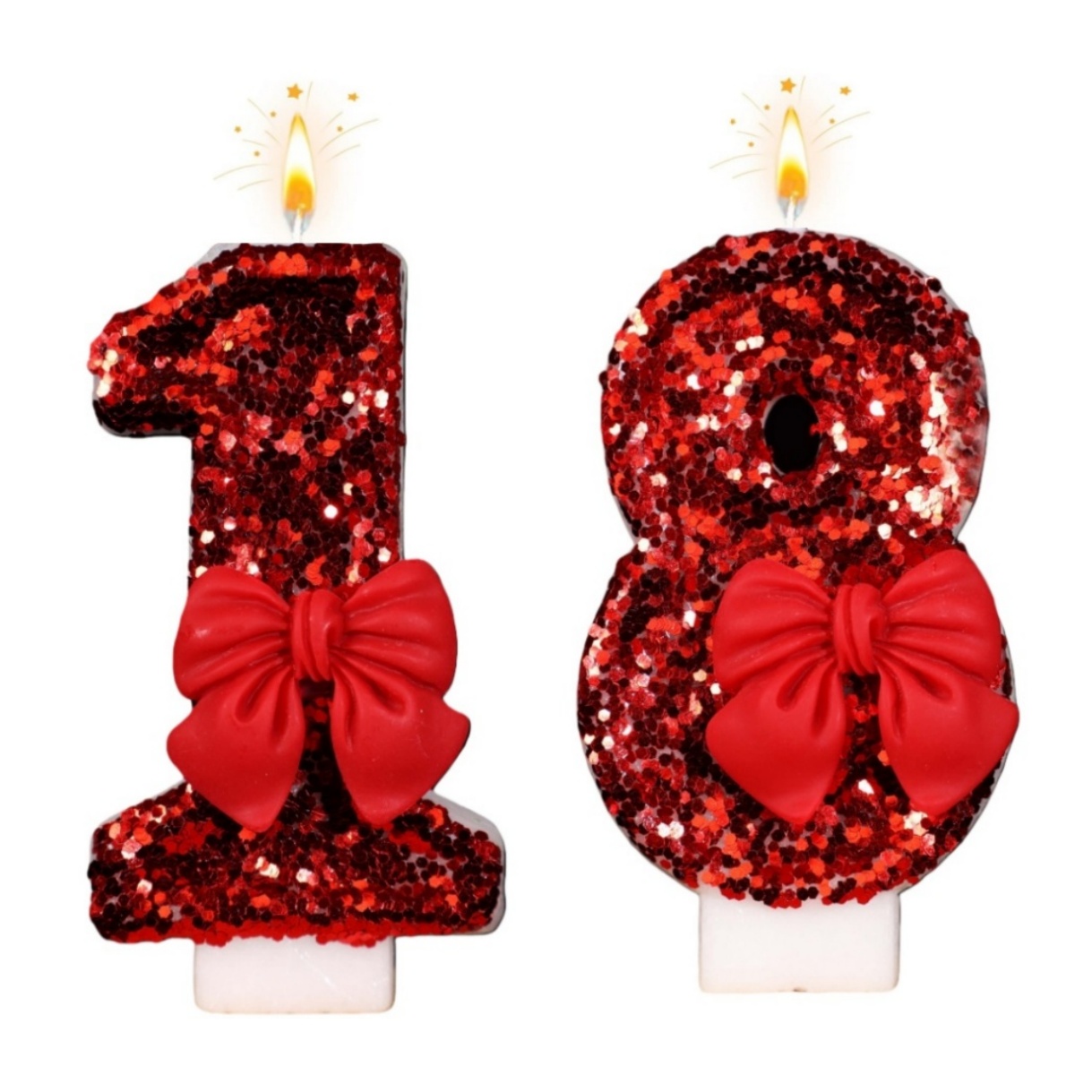 Holiday Candle Set - Nowe świeczki urodzinowe z numerami 0-9,