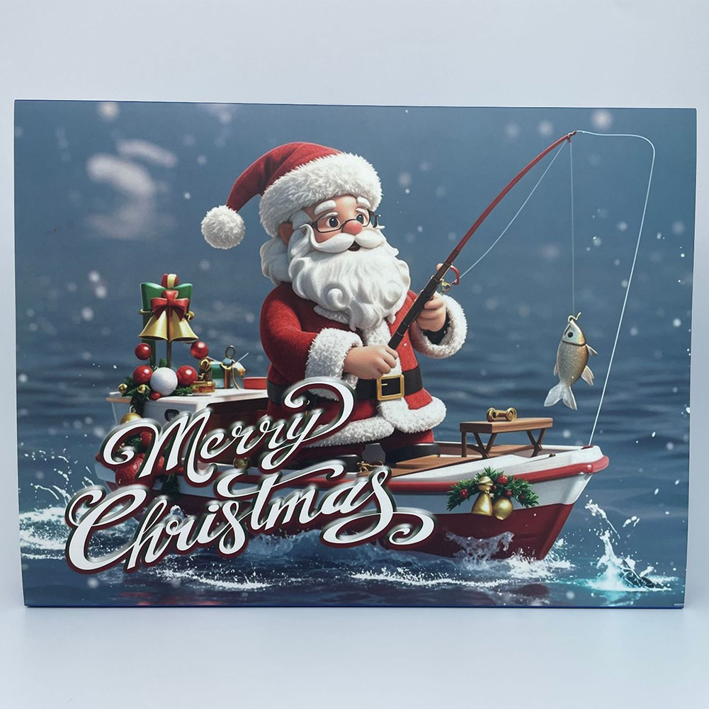Advent Calendar Gift - Świąteczny zestaw wędkarski w pudełku prezentowym,