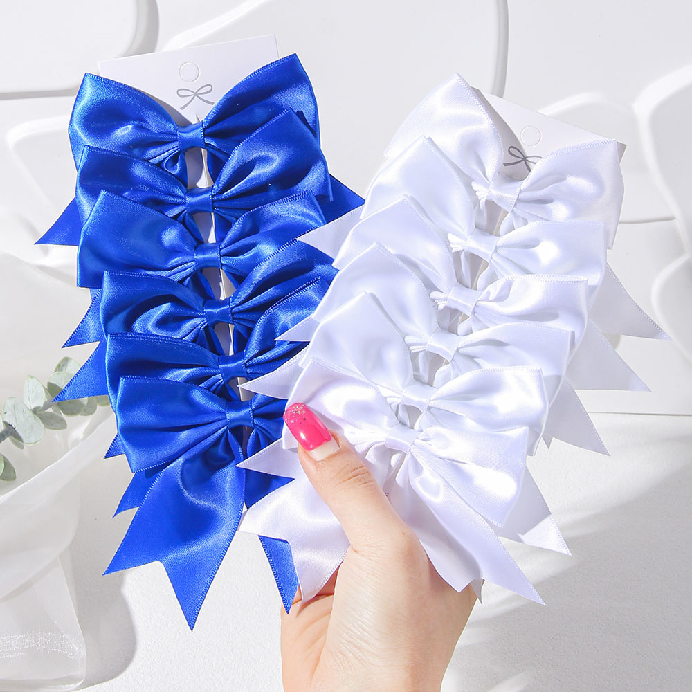 2/4/6 SZT. Niebiesko-Biała Kok – Ribbon Bow Gift recenzja i cena