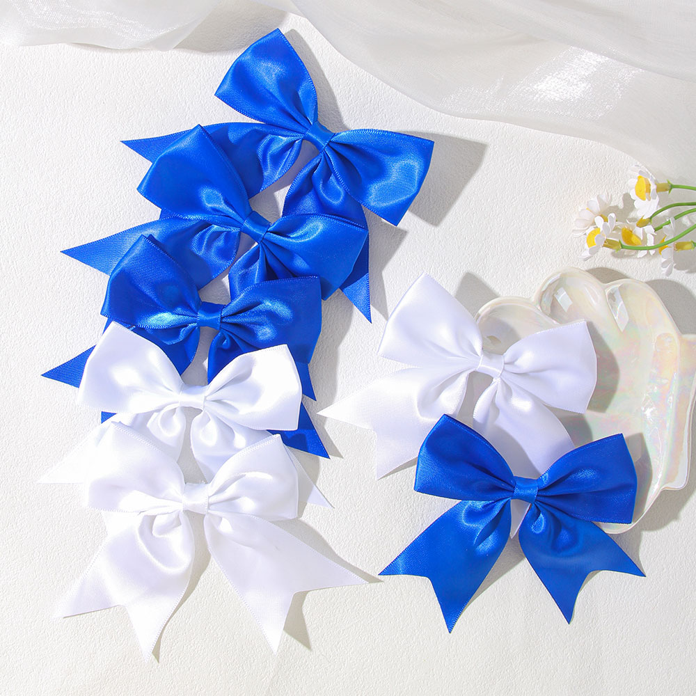 2/4/6 SZT. Niebiesko-Biała Kok – Ribbon Bow Gift recenzja i cena