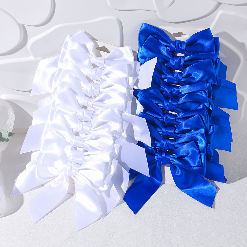 2/4/6 SZT. Niebiesko-Biała Kok – Ribbon Bow Gift recenzja i cena