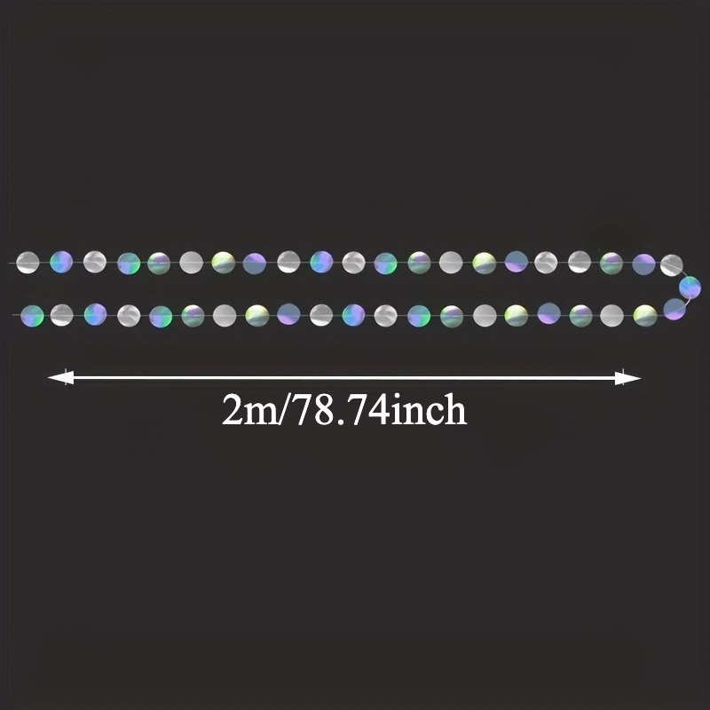 1 szt. Połyskujące opalizujące – Tinsel Garland Decoration recenzja i cena