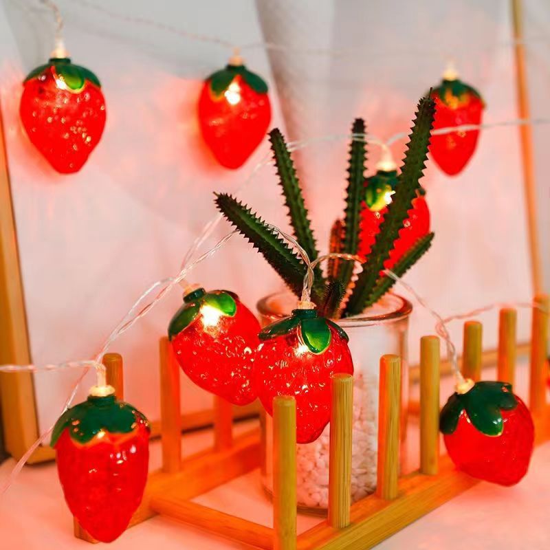 6.5FT 10LEDS Truskawkowe łańcu – Led Fairy String Lights recenzja i cena