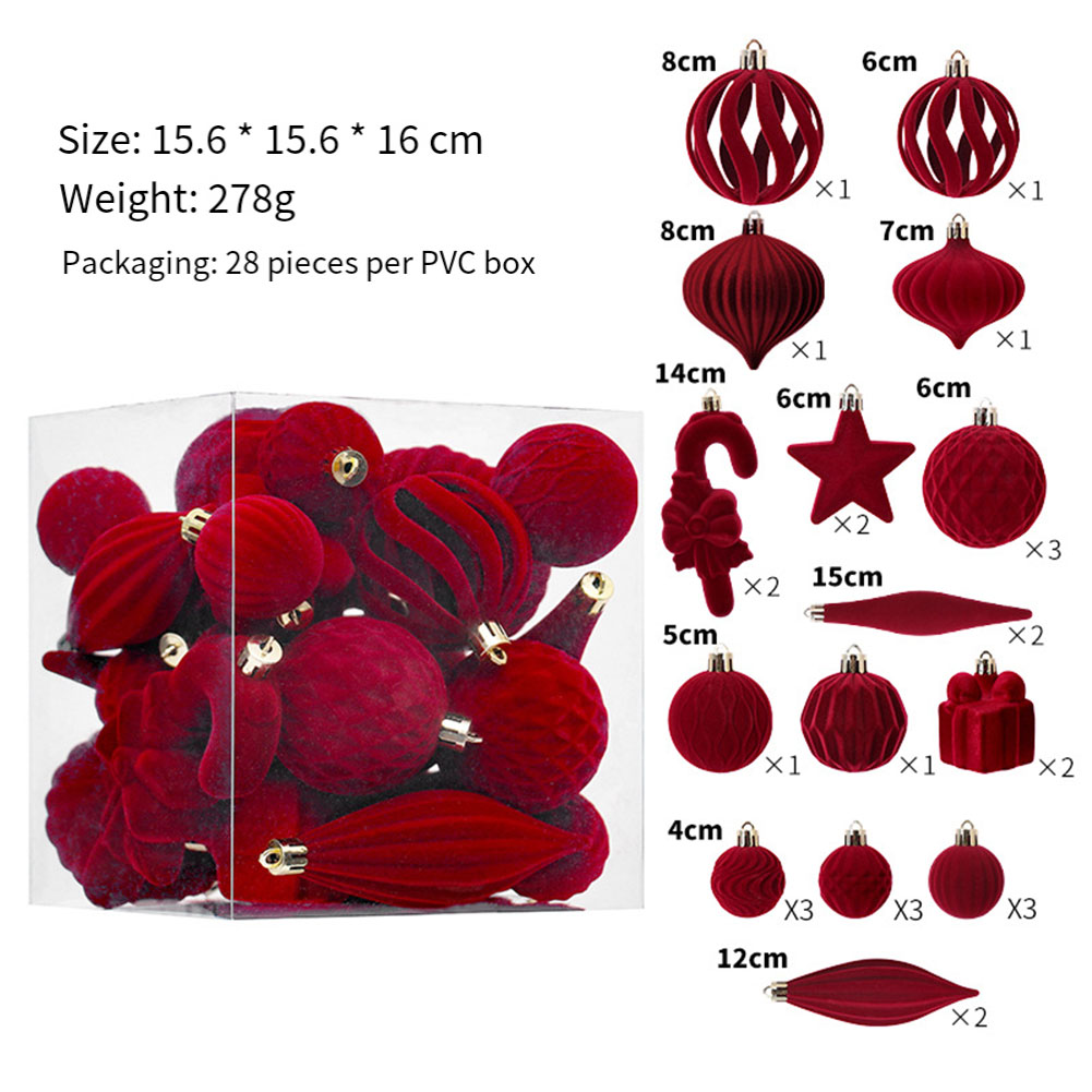    28 SZT. Bombki Choinkowe O – Ornament Ball Set recenzja i cena
