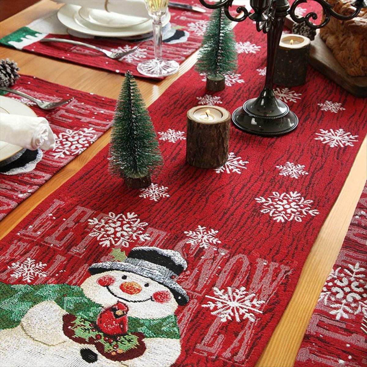 ABDD HOT Świąteczny Bieżnik na – Christmas Table Runner recenzja i cena