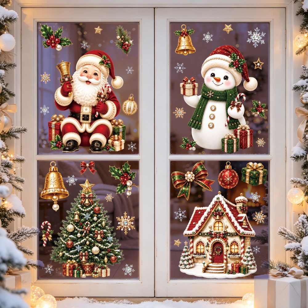Naklejki na szyby na Boże Naro – Snowflake Window Decal recenzja i cena