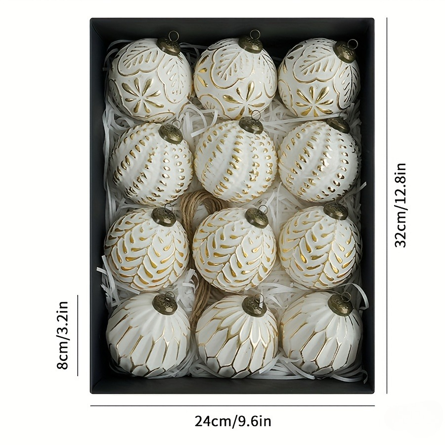 12 sztuk/zestaw 8.0cm bombki w – Ornament Ball Set recenzja i cena