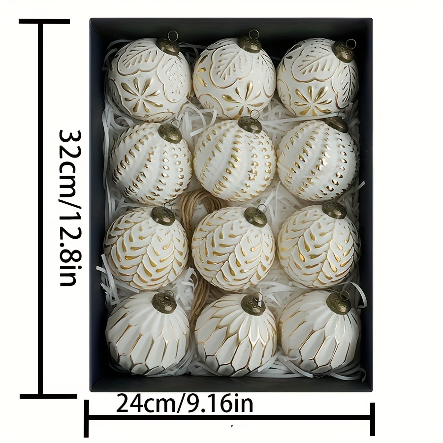 12 sztuk/zestaw 8.0cm bombki w – Ornament Ball Set recenzja i cena
