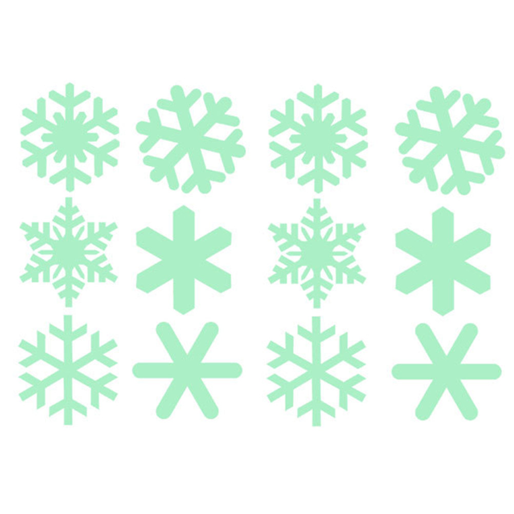1 zestaw świecących w ciemnośc – Snowflake Window Decal recenzja i cena