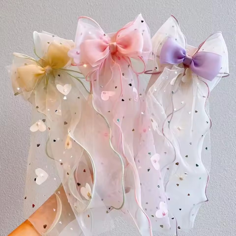 Koreańska spinka do włosów z s – Ribbon Bow Gift recenzja i cena