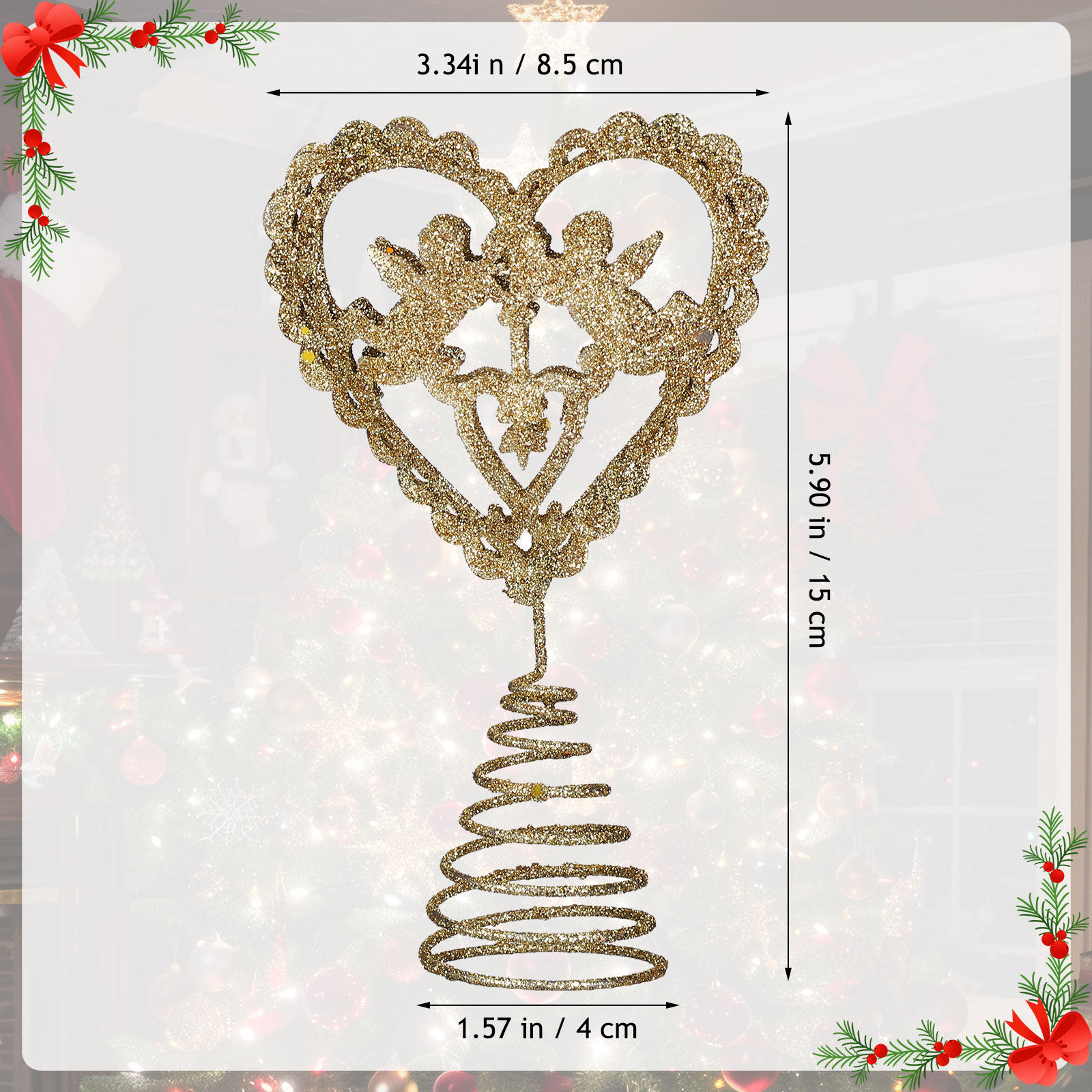 1 szt. Ozdoba na choinkę w ksz – Star Tree Topper recenzja i cena