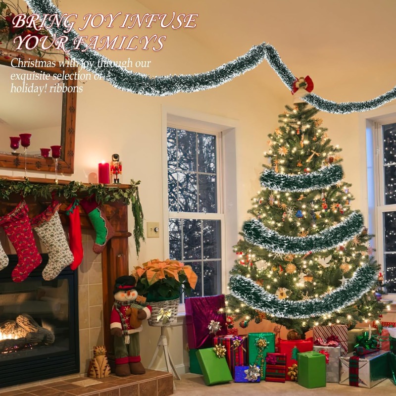 2/20m Świąteczna Girlanda z Ws – Tinsel Garland Decoration recenzja i cena